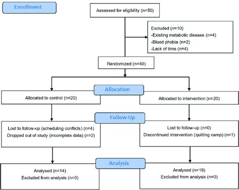 Flow Diagram Of Participants Through The Study Program Download