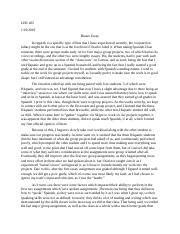 BiasesEssay Docx LER 465 1 19 2019 Biases Essay In Regards To A