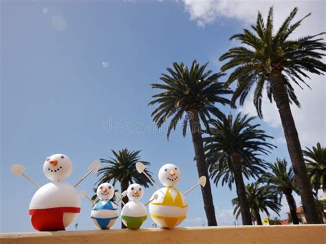 Snowman beach vacation stock image. Image of smile, global - 36594139