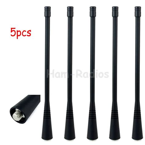 5pcs Walkie Talkie UHF 400 470Mhz Antenna For Motorola EP450 GP88S