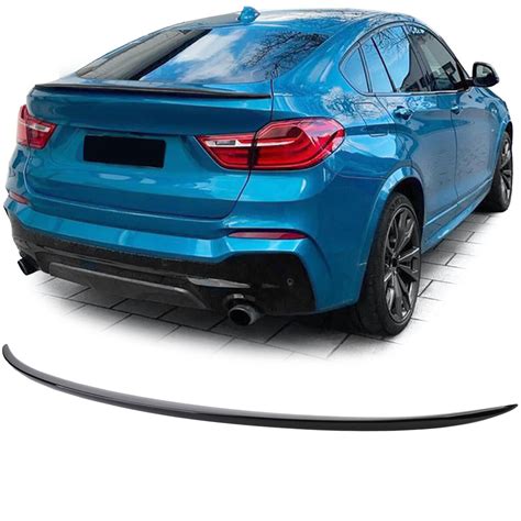 M Sport Black Gloss Rear Trunk Lid Spoiler For BMW X4 F26 14 18 In