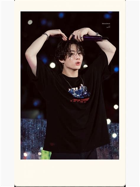 BTS JK Concert Polaroid Sticker By Emmajennings21 Redbubble