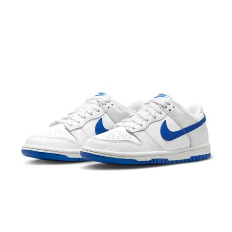 Tênis Nike Dunk Low GS Summit White Hyper Royal