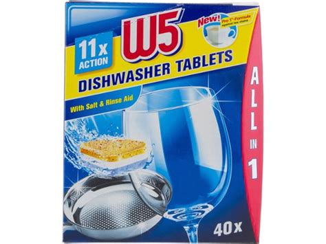 Lidl W5 All in One dishwasher tablet review - Which?