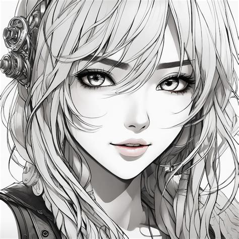 Premium AI Image | best quality digital style painting emo anime girl ...