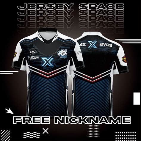 Jual Jersey Evos Suhaz Kaos Baju Game Esport Evos Terbaru Free Nickname