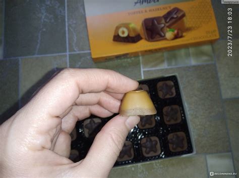 Конфеты Milango amber Конфеты с фундуком,карамелью, нугой и молочным ...