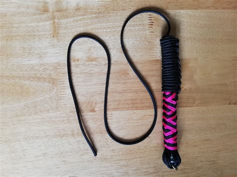 Paracord Single Tail Whips Bdsm Bondage Sex Toys Impact Etsy