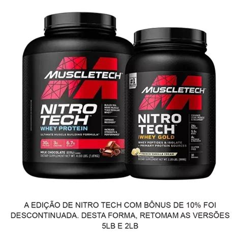 Nitro Tech Gold 2 5 Kg Muscletech 4 G De Glutamina En Dosis