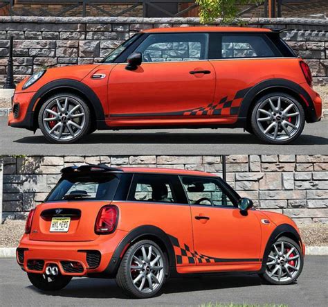 Graphics Vinyl Side Door Stickers Decal Fit Mini Cooper Skirt Stripes 2