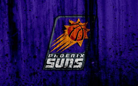 Phoenix Suns Grunge Nba Basketball Club Western Conference Usa