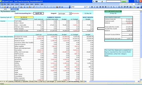 Accounting Worksheet Template Excel Spreadsheet Templates for Business Accounting Spreadshee ...