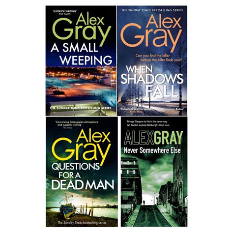 Alex Gray DCI William Lorimer Series 6 Books Collection Set