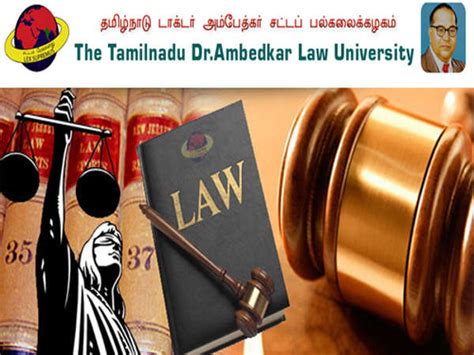 TN Dr Ambedkar Law university offers Law Programme admissions - Careerindia