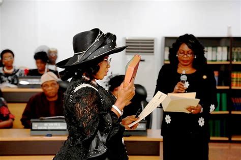 Photos Ambode Swears In New Chief Judge Punch Newspapers