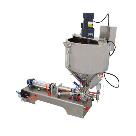 V Ml Ss Paste Liquid Filling Machine With Heating Mixing