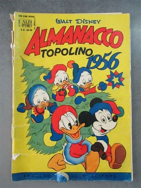 Almanacco Topolino 1956 Albo Doro 50 Walt Disney Mondadori