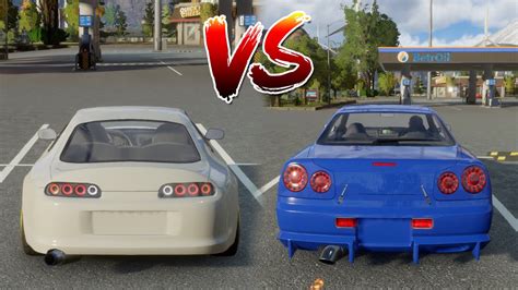 Gtr R34 VS Supra Mk4 YouTube