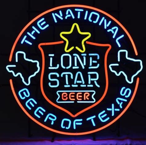 Lone Star Beer Neon Sign Neon Signs Neon Beer Signs Neon Sign Art