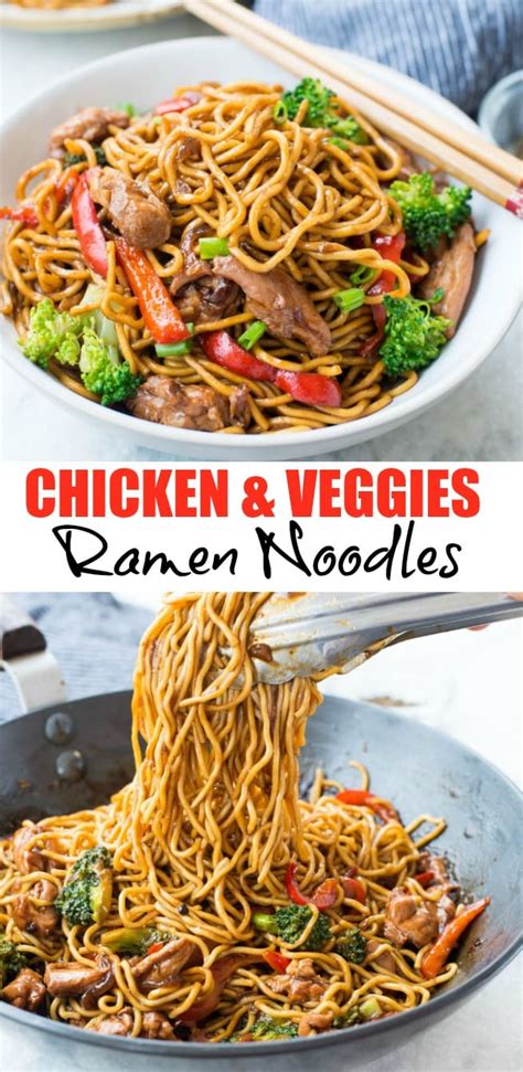 Chicken Ramen Noodle Recipe The Flavours Of Kitchen