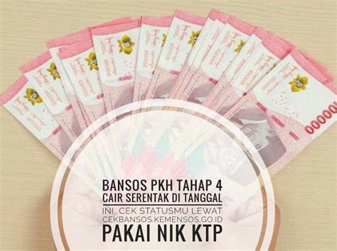 Bansos Pkh Tahap Cair Serentak Di Tanggal Ini Cek Statusmu Lewat