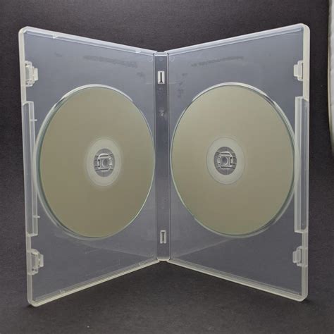 14mm Double DVD Cases With Literature Clips Clear, Holds 2 – DELTAMEDIA ...