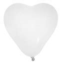 Ballons En Forme De Coeur X Blanc Maplusbelledeco