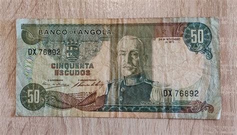 Nota De Escudos Angola Montenegro Olx Portugal