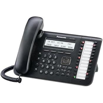 Panasonic KX DT521 Digitaltelefon Schwarz Amazon De Elektronik