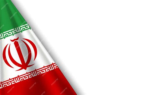 Premium Vector Iran Flag With Original Color