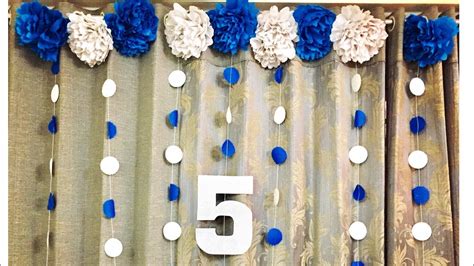 Birthday Decoration Ideas Party Easy At Home Craft You