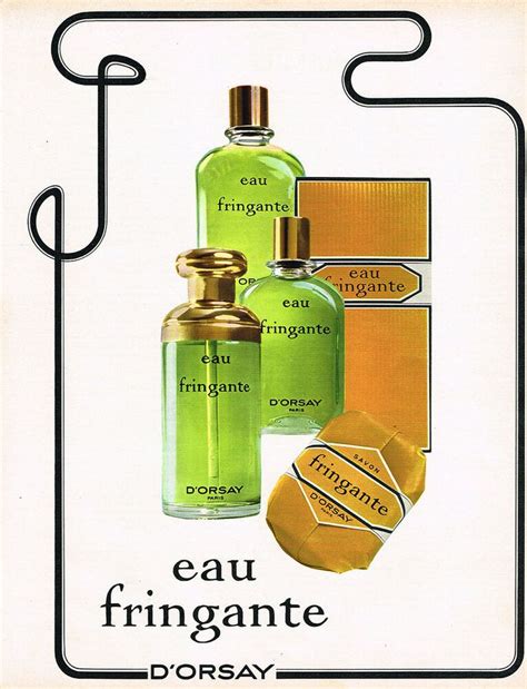 Publicite Advertising D Orsay Parfum Eau Fringante Savons