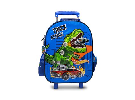 Ripley MALETA CHILDRENS CLUB 6HTW2000016 CELESTE ESCOLAR PARA NIÑO HOT WHEELS