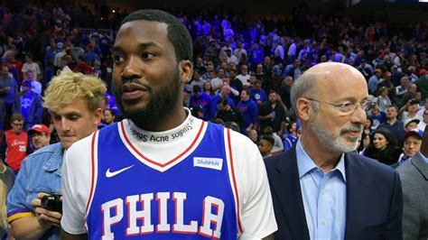 Rapper Meek Mill Seen Courtside At Nba Game Hours After Release From