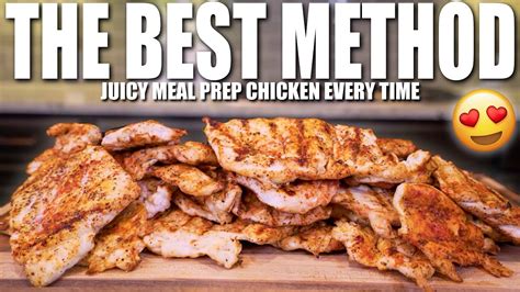 How To Meal Prep Juicy Chicken For The Week Bulk Cooking Chicken That