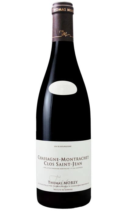 Chassagne Montrachet 1er Cru Clos Saint Jean Rouge 2021 Thomas Morey