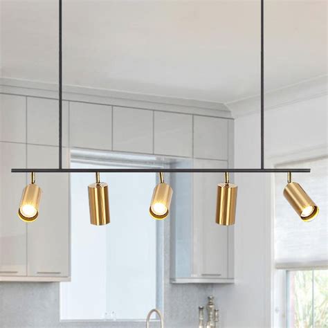 5-Light Kitchen Track Chandelier | Thehouselights, Track Lighting ...