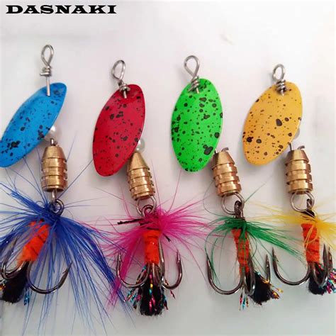 Aliexpress Buy 4pcs Fishing Lure Metal Fishing Spoon Spinner Bait