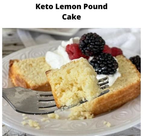 Keto Lemon Pound Cake - Keto Recipes