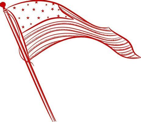 American Flag Outline Vector Art, Icons, and Graphics for Free Download