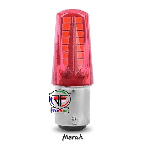 Paket Lampu Stop Rem Pyramid Bolvan Warna Merah Led Lampu Sein Sen