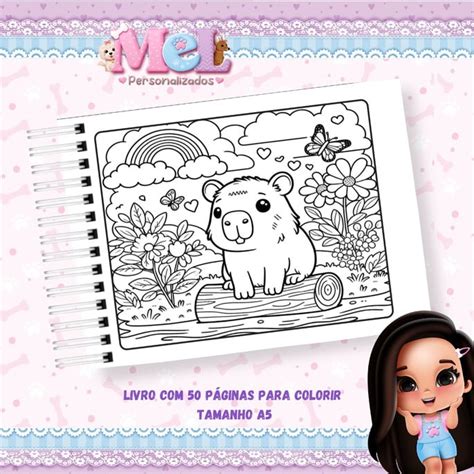 Bobbie Goods Capivara Para Colorir