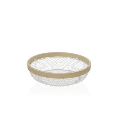 Corbeille Fruits Ronde M Tal Mod Le Blanc