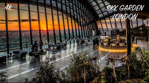 Walking Tour Sky Garden London 4K YouTube