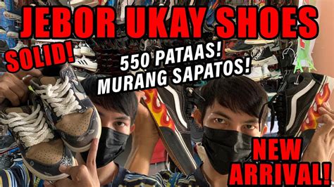 MURANG BILIHAN NG SAPATOS 550 PATAAS HINDI KA MAPAPAATRAS JEBOR UKAY