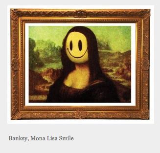 Banksy's Mona Lisa smile | Mona Lisa | Know Your Meme