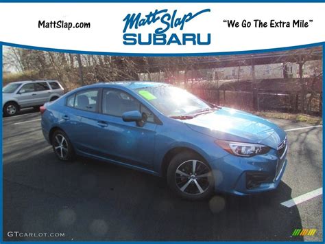 2019 Island Blue Pearl Subaru Impreza 2 0i Premium 4 Door 136697129