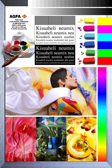 Printer Test Page Color Calibration