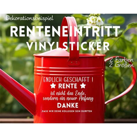 Sticker Aufkleber Abschiedsgeschenk Diy Rentner Geschenk