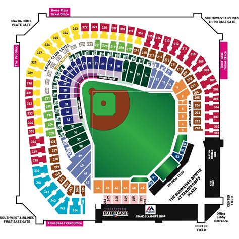 8 Images Texas Rangers Seating Chart Map And View - Alqu Blog